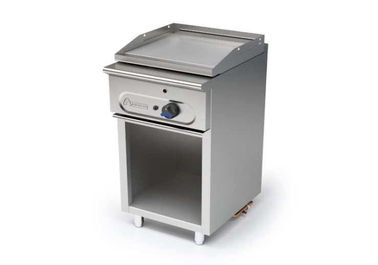 Fry Top a Gas con mueble Fondo 550
