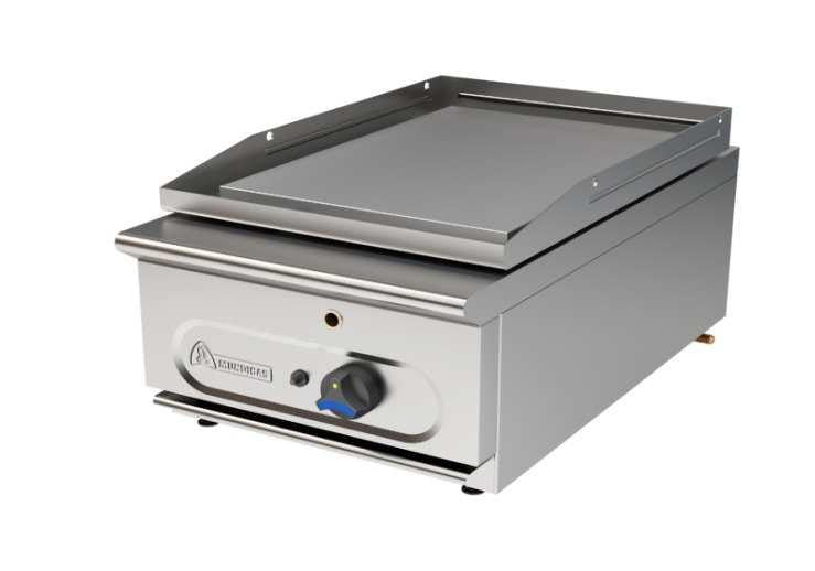 FRY TOP A GAS DE SOBREMESA FONDO 750 - Modelo FS-17/L: dimensiones 45 x 75 x 29 cm