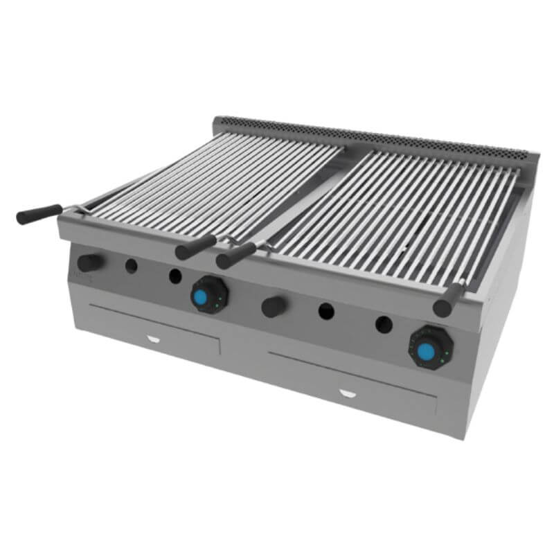 Jemi Parrilla a Gas Agua Serie 600 Sobremesa 4 Quemadores