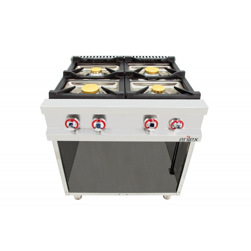 Cocina A Gas Arilex 6 Fuegos Con Piloto De 3x7,5 +3x5,5 KW