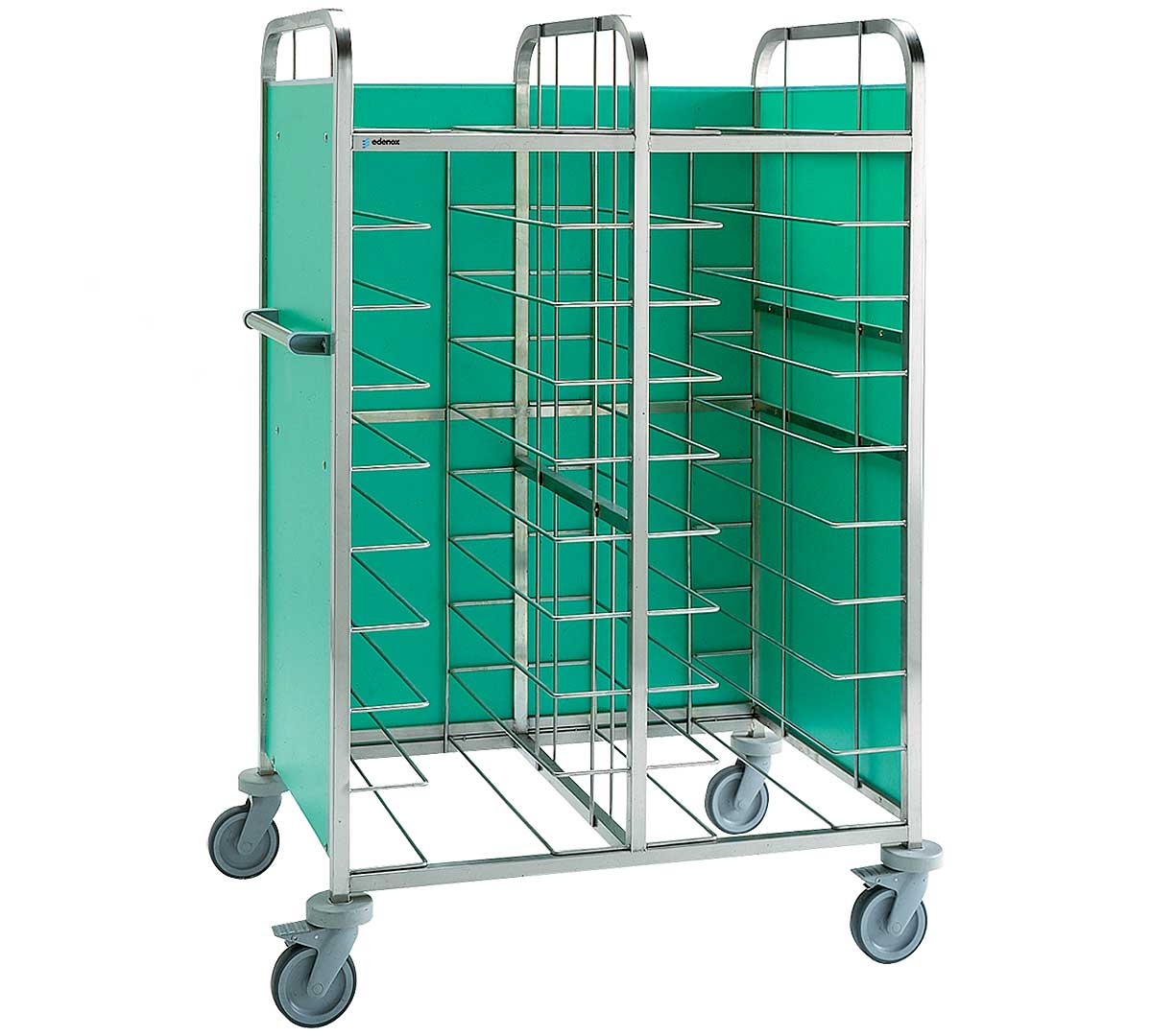 Carro bandejero con paneles CBCV-20 de Edenox