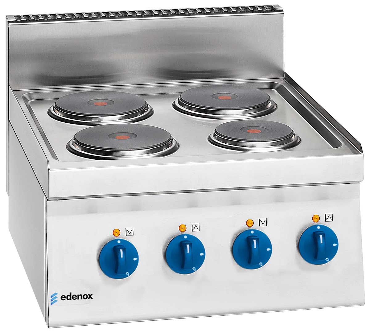 Edenox Cocina Serie 600 Sobremesa - EDENOX, SCE-60 E - 4 Placas Potencia 3x2+1,5 kW