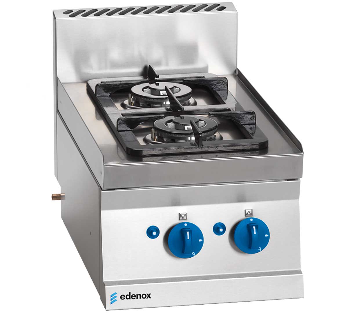 Edenox Cocina Serie 600Sobremesa Gas SCG - EDENOX, SCG-40 E - 2 Fogones Potencia 4,1+4,1 kW