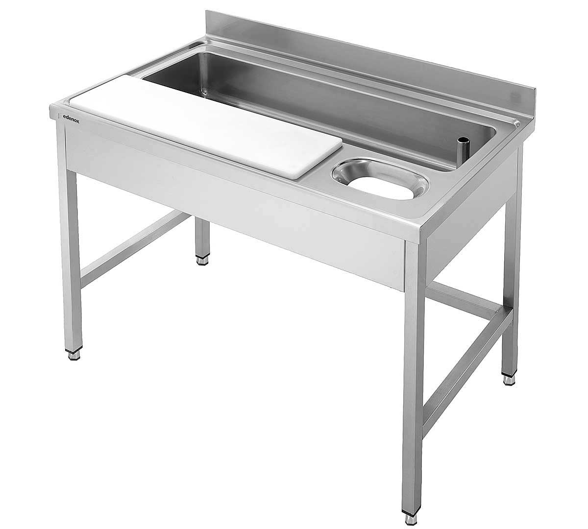 Edenox Fregadero Gama 700 con Mesa Preparación Verduras