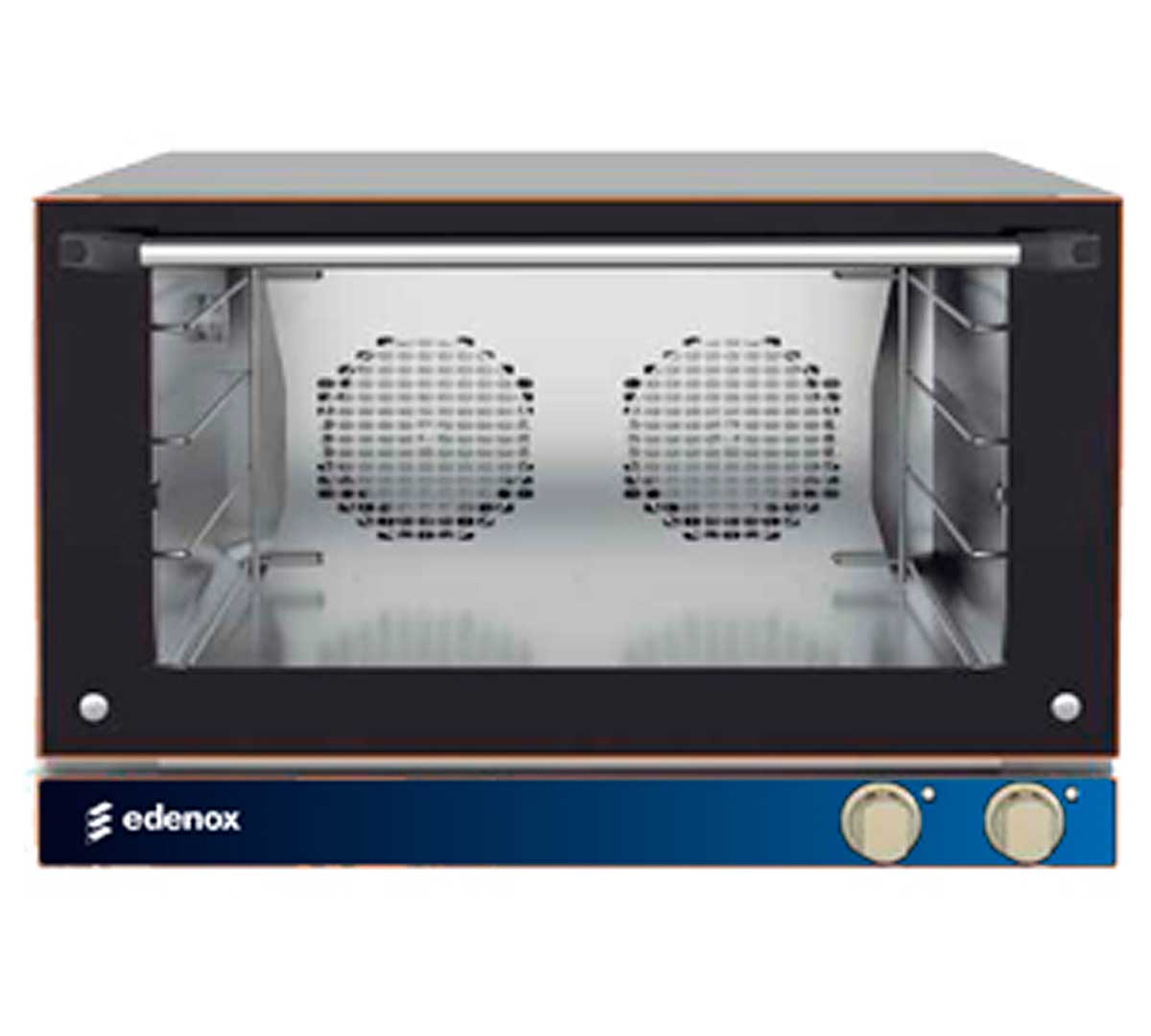 Edenox Horno Panadería HP-443 - EDENOX, 4 Bandejas 60 x 40 cm Potencia 6,3 kW Dimensiones 76 x 80 x 54,5 cm