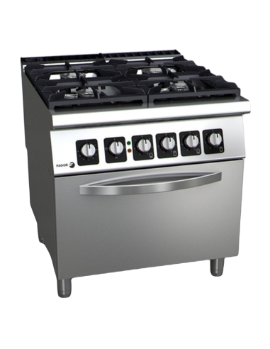 Fagor C-GE741 Cocina 4 Fuegos Gas con Horno Eléctrico