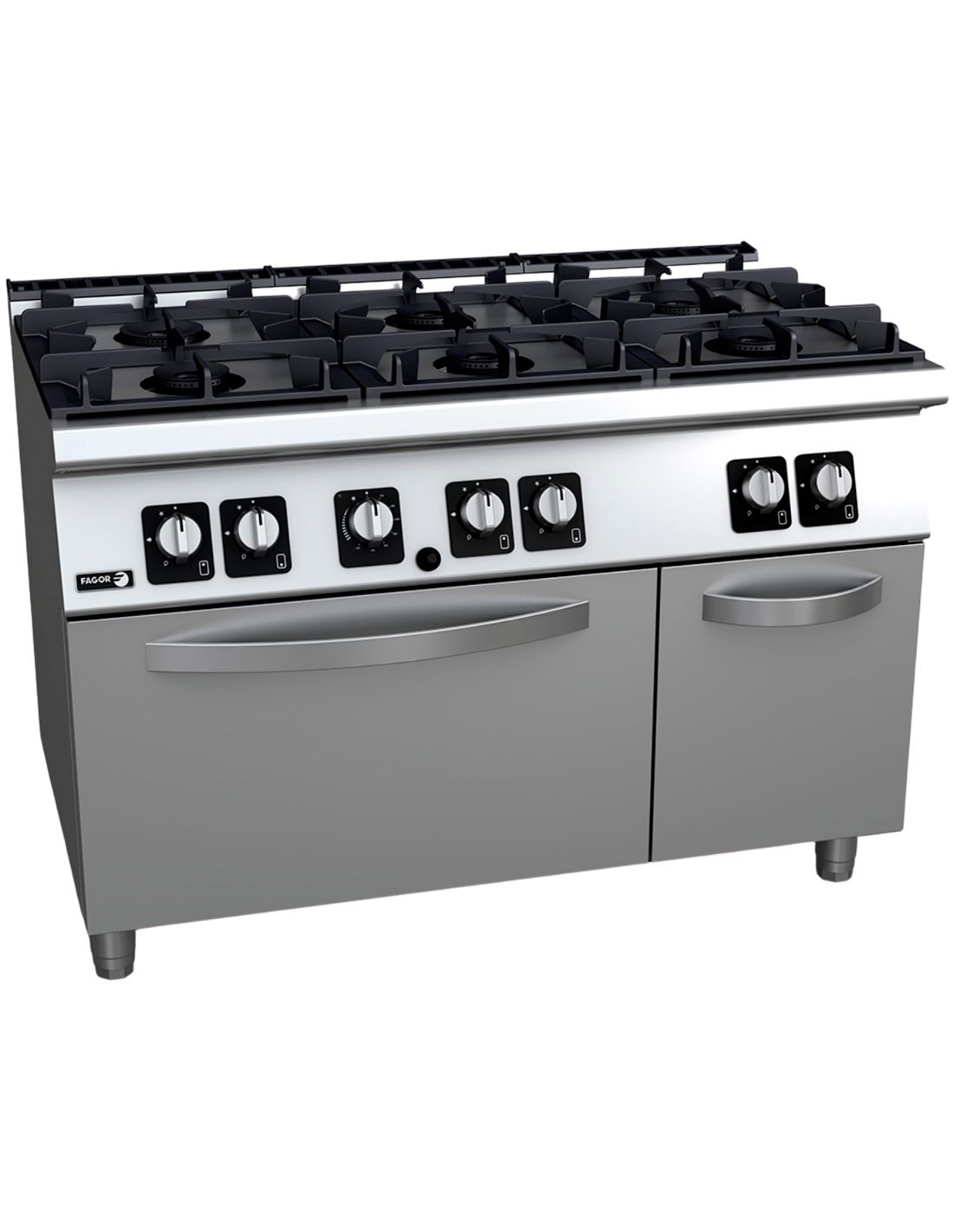 Fagor C-G761 Cocina 6 fuegos con Horno