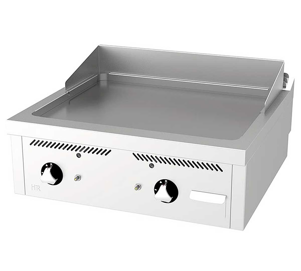 Fainca HR Fry Top Serie 750 Sobremesa Gas - HR, Rectificado - Ancho 80 cm Potencia 15,5 kW Dimensiones 80 x 75 x 40 cm