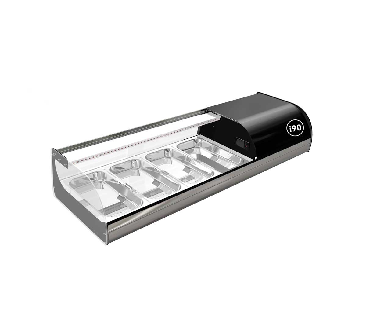 Vitrina Iron Sushi Industria 90 - Iron 4 Sushi - Ancho 114,6 cm