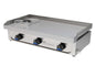 PLANCHA DE SOBREMESA A GAS MUNDIGAS - PLANCHA A GAS DE 3 FUEGOS DIMENSIONES: 800X430X220 mm