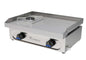 PLANCHA DE SOBREMESA A GAS MUNDIGAS - PLANCHA A GAS DE 2 FUEGOS DIMENSIONES: 600X430X220 mm