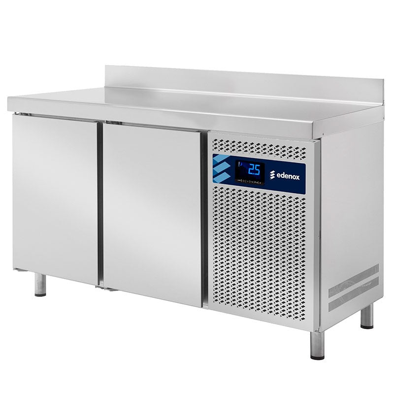 Edenox Serie GN 1/1 Gastronorm Mesa Refrigerada desde - MPG-135 HC Capacidad 290 litros 2 Puertas. Temperatura -2 a +8 °C Dimensiones 134,2 x 70 x 85 cm Ref. 19059852
