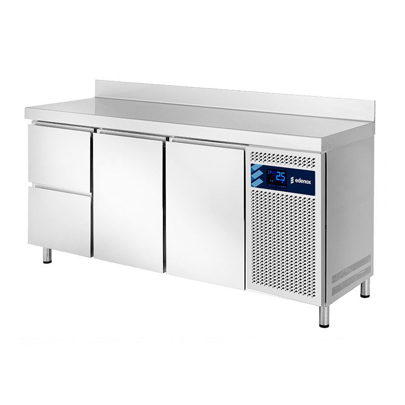 Edenox Mesa Refrigerada Mural 600 Cajón - Edenox Mesa Refrigerada Mural 600 Cajón - 2 Puertas y 2 Cajones Dimensiones 201,7 x 60 x 85 cm