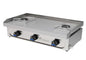PLANCHA DE SOBREMESA A GAS MUNDIGAS - PLANCHA A GAS DE 3 FUEGOS DIMENSIONES: 800X430X220 mm