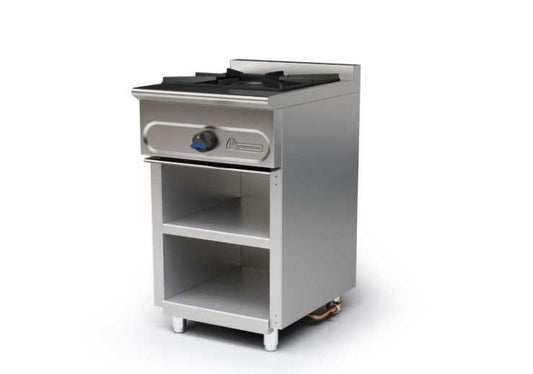 COCINA FONDO 550 CON MUEBLE MUNDIGAS - M900/1E 1 Fogón Dimensiones 45,5 x 55 x 85 cm