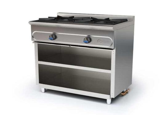 COCINA FONDO 550 CON MUEBLE MUNDIGAS - M 900/2E - 2 Fogones Dimensiones 80 x 55 x 85 cm