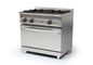 COCINA A GAS CON HORNO FONDO 550 - COCINA DE 2 FUEGOS HORNO GRATINADOR DIMENSIONES: 800X550X850 mm-MG-900/2H