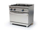 COCINA A GAS CON HORNO FONDO 550 - COCINA DE 2 FUEGOS CON HORNO DIMENSIONES: 800X550X850 mm-M-900/2H