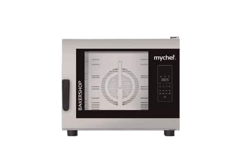 HORNOS CONVECCIÓN CON HUMEDAD REGULABLE BAKERSHOP AIR-S 600x400 MYCHEF - 6, 400/3L+N/50-60 (1) con apertura de puerta a mano izquierda
