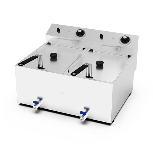 Freidora eléctrica 10L+10L FD10L10LC HR Fainca