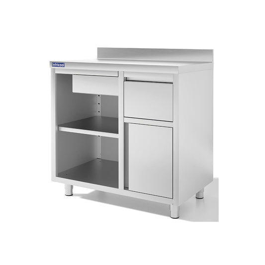 Infrico Mesa Cafetera IMC 100 - Mesa Cafetera IMC100, 100 x 60 x 105 cm