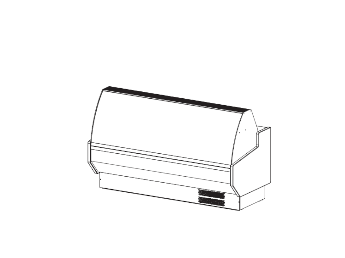 VITRINA EXPOSITORA VED-8-10-C - VED-8-25-C: 2.525x800x1.235 4 puertas