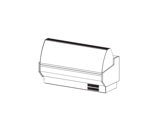 VITRINA EXPOSITORA VED-8-10-C - VED-8-25-C: 2.525x800x1.235 4 puertas
