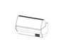 VITRINA EXPOSITORA VED-8-10-C - VED-8-25-C: 2.525x800x1.235 4 puertas