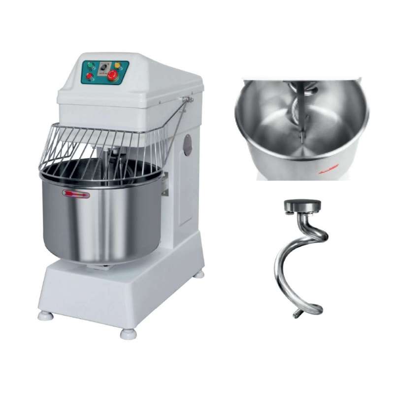 Amasadora Espiral 22 litros Cuba y Cabezal Extraible TREVISO IMR22