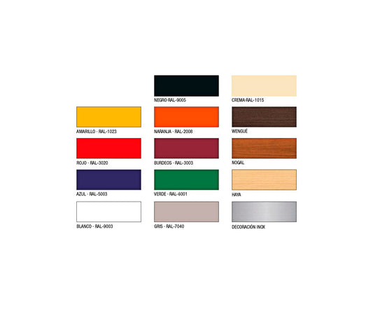 VITRINA EXPOSITORA VED-8-10-C - VED-8-30-C: 2.995x800x1.235 4 puertas
