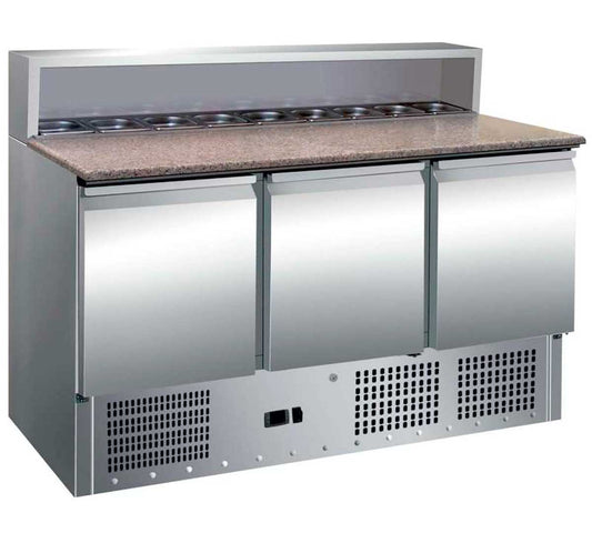 ClimaHosteleria Mesa Fría Preparación Ensaladas PS90 - PS903 - Capacidad 400 litros