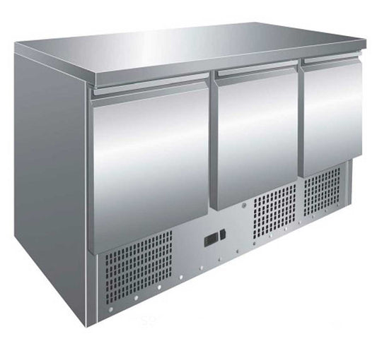 ClimaHosteleria Mesa Refrigerada Compacta - S903TOP - Capacidad 285 litros