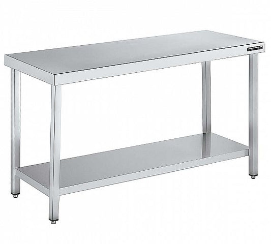 Mesa Central Gama 550 con 1 Estante Distform - DISTFORM, 180x50x85 cm