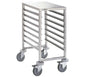 Edenox Carro Bajo con Guías CGB - CGB11 - 7 Bandejas GN 1/1, 46 x 63 x 85 cm