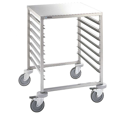 Edenox Carro Bajo con Guías CGB - CGB21 - 7 Bandejas GN 2/1, 66,5 x 75 x 85 cm