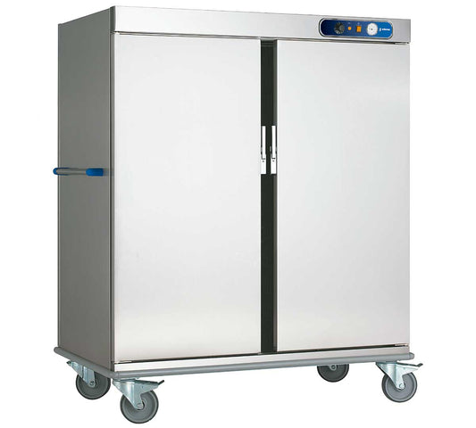 Edenox Carro Caliente CCB - CCB 40 - Capacidad 40 Bandejas GN 2/1 2 Puertas, 148,9 x 87,6 x 164 cm