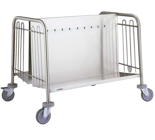 Edenox Carro para Transporte y Estocaje de Platos - EDENOX, Doble - 300 Platos Ø 26/32 cm Dimensiones 112,5 x 78,3 x 82,5 cm