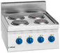 Edenox Cocina Serie 600 Sobremesa - EDENOX, SCE-60 E - 4 Placas Potencia 3x2+1,5 kW