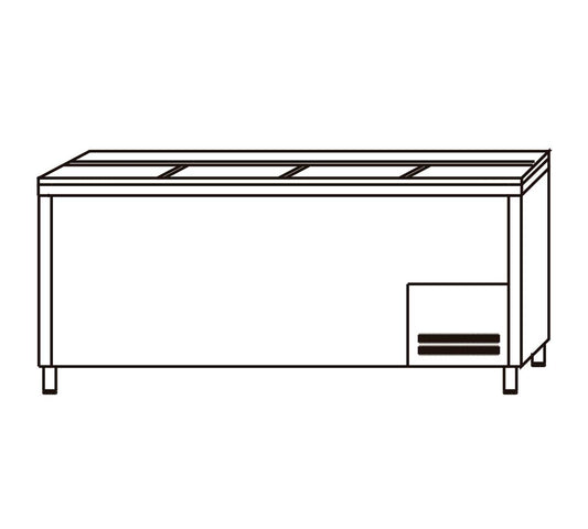 Edenox Enfriador de Botellas EB-I - 4 puertas - Capacidad 580 litros, 200 x 55 x 85 cm