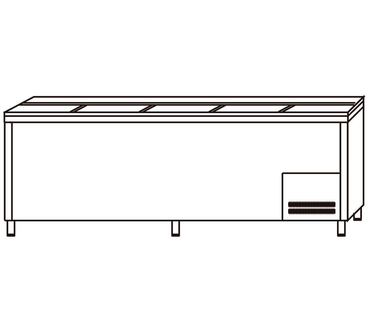 Edenox Enfriador de Botellas EB-I - 5 puertas - Capacidad 720 litros, 250 x 55 x 85 cm