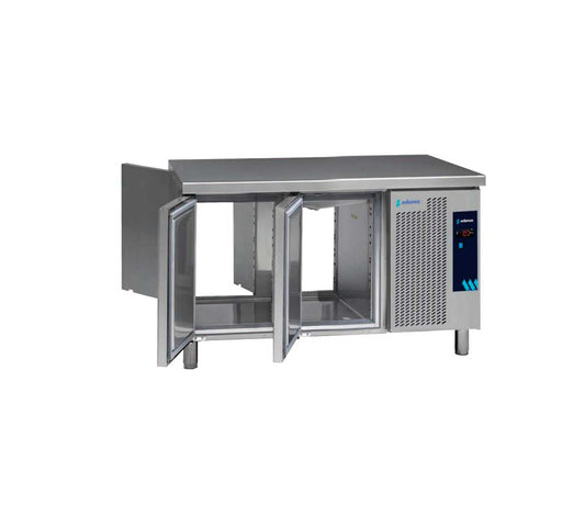 Edenox Mesa Refrigerada Puertas Pasantes GN 1/1 - EDENOX, MPGC-135 HC - 2 Puertas Dimensiones 134,2 x 77,8 x 85 cm