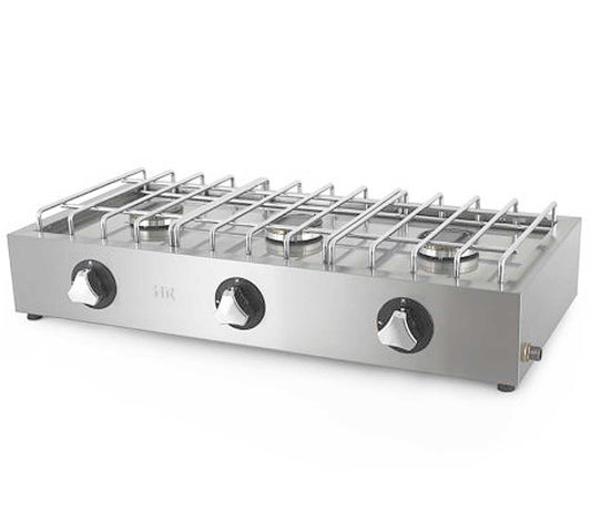 Fainca HR Cocina FGECON Gas - HR, FG3ECON - 3 Fogones Potencia 3,3+3,3+3,3 kW