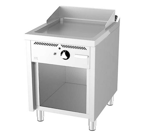 Fainca HR Fry Top Serie 750 de Pie FT Gas - HR, Rectificado - Ancho 60 cm Potencia 10 kW Dimensiones 60 x 75 x 94,5 cm