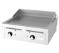 Fainca HR Fry Top Serie 750 Sobremesa Gas - HR, Rectificado - Ancho 80 cm Potencia 15,5 kW Dimensiones 80 x 75 x 40 cm
