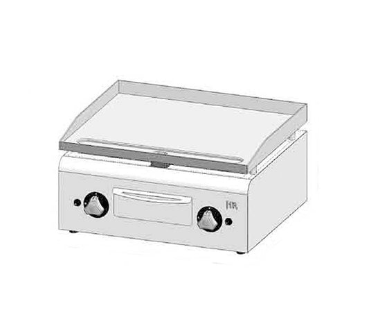 Fainca HR Plancha Serie 500 Lisa Gas - HR, Cromo - 7,8 kW Plancha 60 x 50 cm