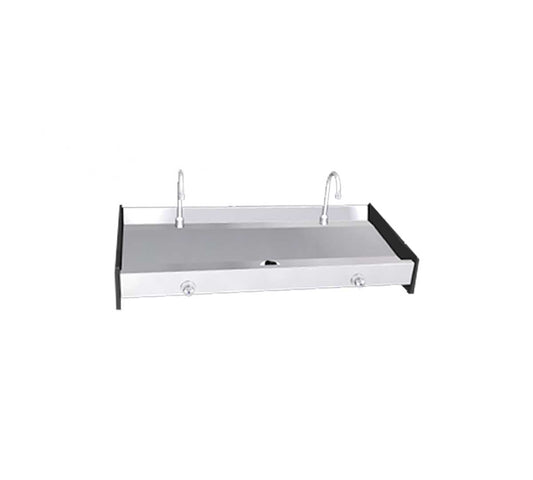 Fricosmos Lavamanos Mural Colectivo Rodilla Push - FRICOSMOS, Dos Grifos Dimensiones 100 x 45 x 19 cm