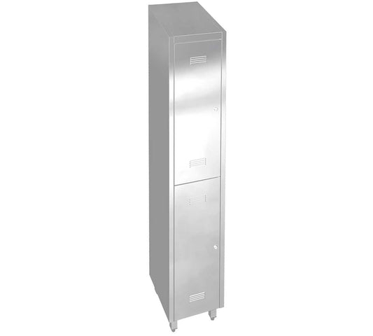 Fricosmos Taquilla Puertas Divididas 2 a 6 Puertas - FRICOSMOS, 2 Puertas - Ancho 37 cm Dimensiones 37 x 48 x 201 cm