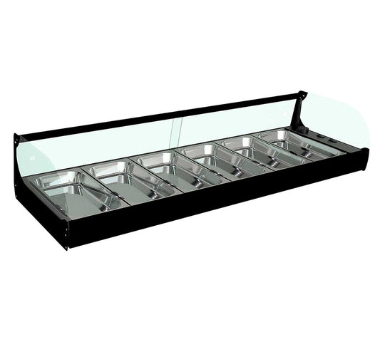 Vitrina Caliente Iron Industria90 - Iron 6 - 6 Bandejas GN 1/3