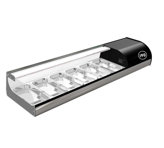 Vitrina Iron Sushi Industria 90 - Iron 6 Sushi - Ancho 148,7 cm