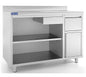 Infrico Mesa Cafetera IMC 100 - Mesa Cafetera IMC150, 147 x 60 x 105 cm